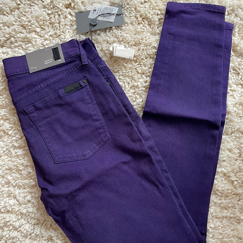 7 For All Mankind 27 - purple 
The Skinny lavender
